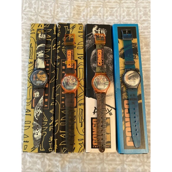 1995 Taco Bell 4 Congo Watch Lot Untested - Picture 1 of 8